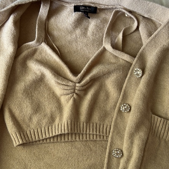 Sweater with matching crop top - Picture 3 of 4